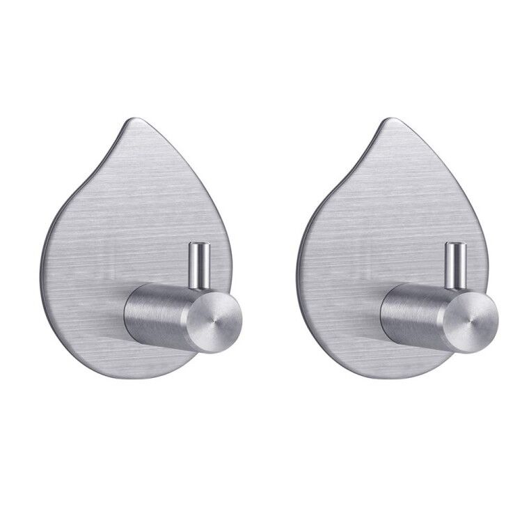 15 Pcs Adhesive Hook Wall Mounted Heavy Duty Stainless Steel Punch free Wall Hook Rack Coat Towel Hats Hanger Robe Hooks for Bathroom Kitchen Office Entryway Closet Silver 15 Pcs Adhesive Hook Wall Mounted Heavy Duty Stainless Steel Punch free Wall Hook Rack Coat Towel Hats Hanger Robe Hooks for Bathroom Kitchen Office Entryway Closet Silver